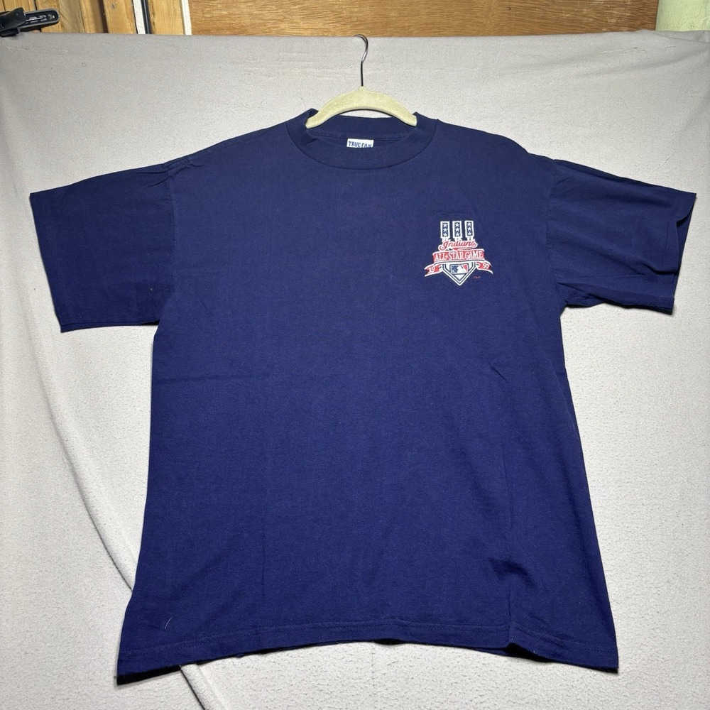 Vintage Cleveland Indians T Shirt M True Fan 1997 All‎ Star Game Guardians